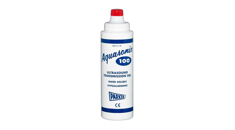 Parker Aquasonic 100 Ultraschall-Übertragungsgel - 01-08 - Karton mit 12 x 250ml-Flaschen