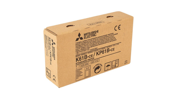 Mitsubishi K61B-CE / KP61B-CE Carta da stampa standard (scatola di 4 rotoli)