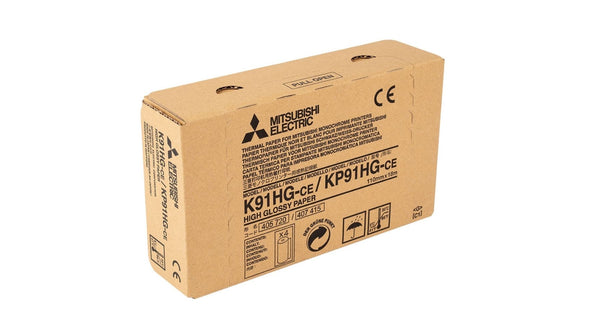 Mitsubishi K91HG-CE / KP91HG-CE hoogglanzend afdrukpapier (doos van 4 rollen)